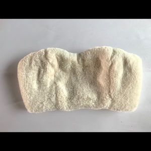 Forever 21 Faux Fur Bandeau/Crop Top